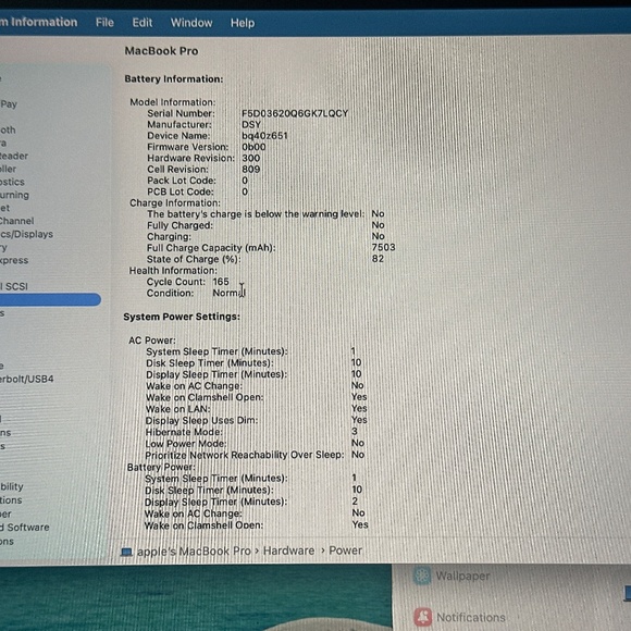 Macbook pro 16 icore i9 32 GB 1 TB - Picture 3 of 3